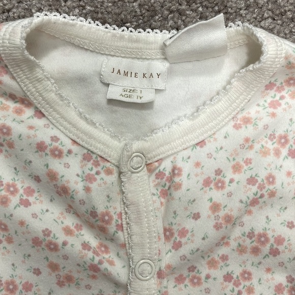 Jamie Kay Primrose Floral Button Footed Sleeper - Picture 9 of 12